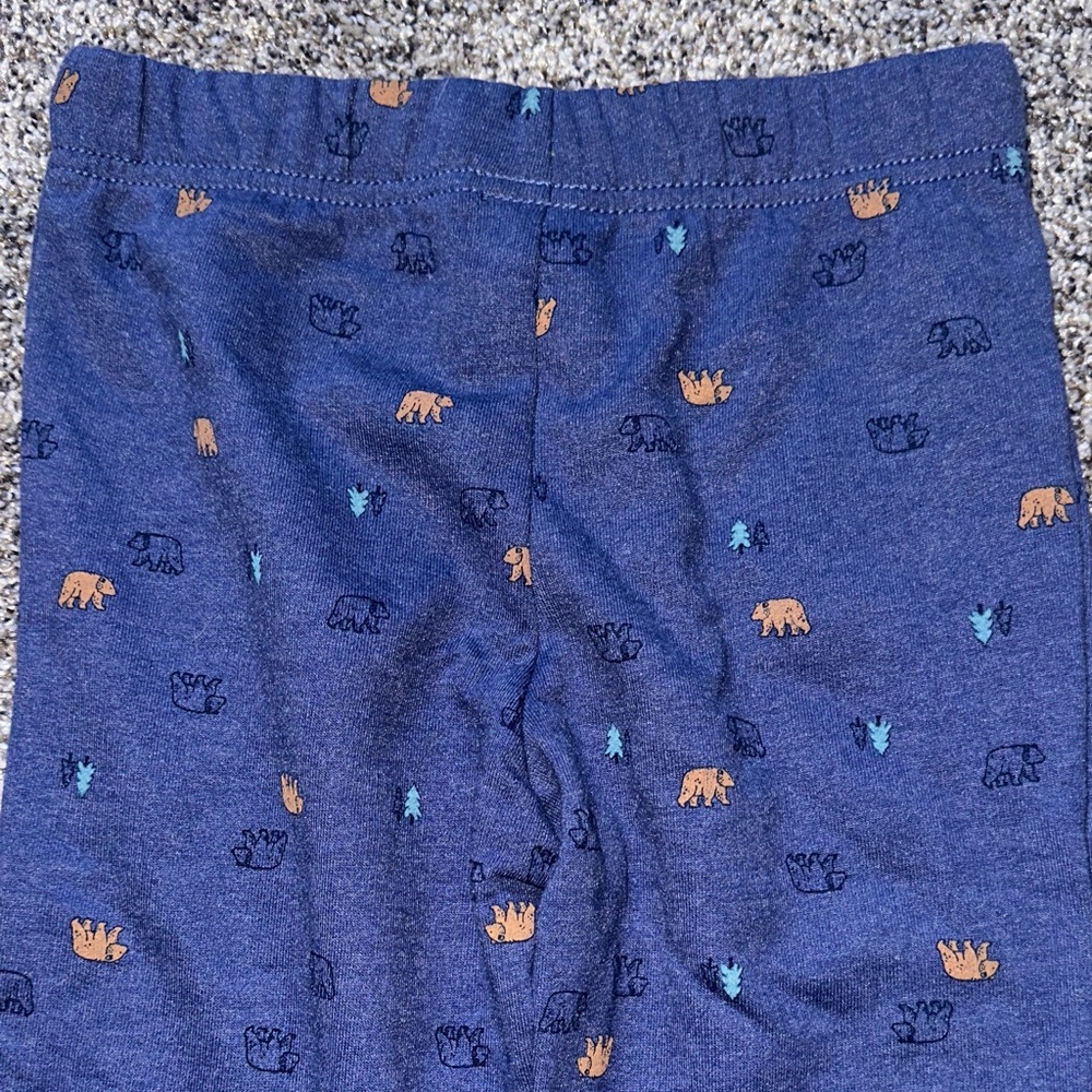 Carter's Beige and Navy Bear Matching Outfit - Picture 14 of 15